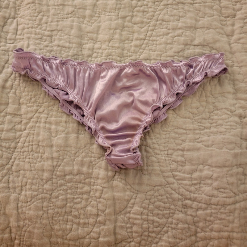 Lilac Satin Panties